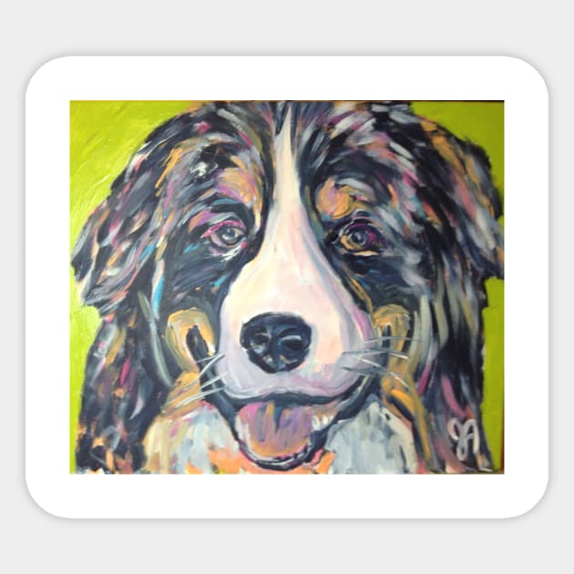 Bernese Mountain Dog Sticker by Jeneralarts